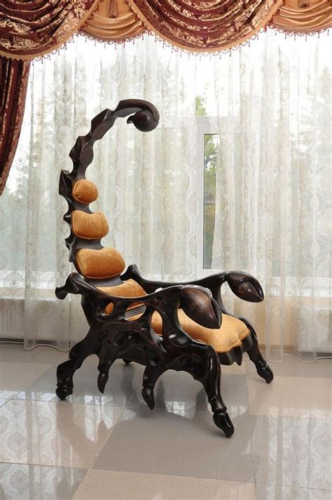 蝎子造型的创意座椅