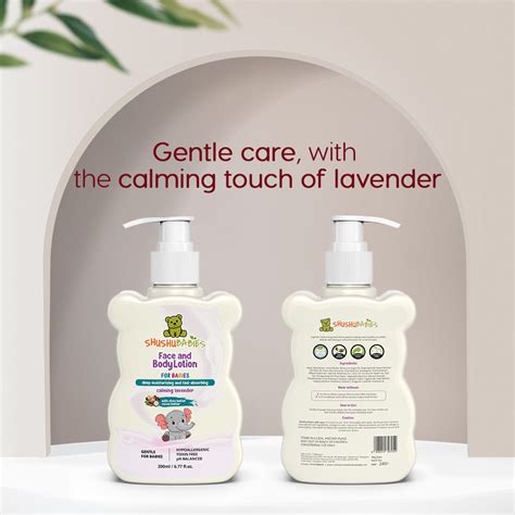 Calming Lavender Face & Body Lotion: Provide Serene Care for Your Baby ...