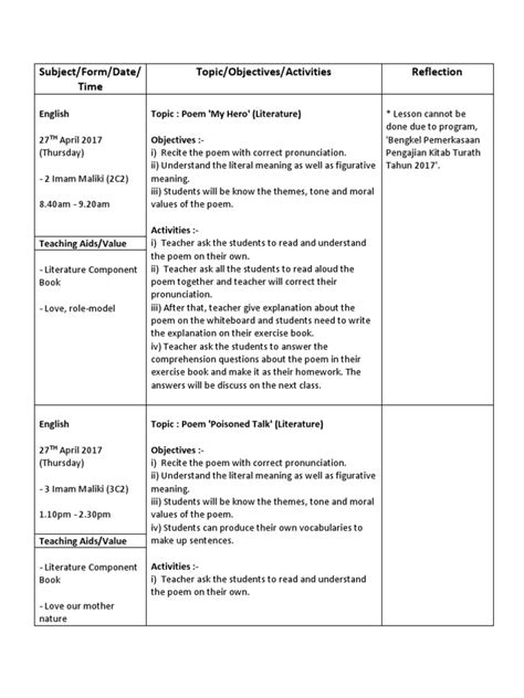 Image result for English Form 2 Lesson