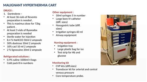 Malignant hyperthermia and its anaesthetic management | PPTX