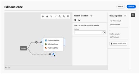 Build your first query using the query modeler | Adobe Campaign