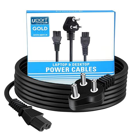 Buy Storite UPort 3 Meter Power Cable for PC 3 Pin PC Power Cable ...