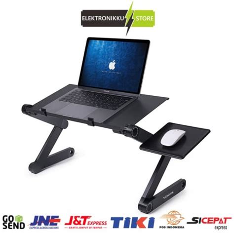 Jual Meja Laptop Portable Lipat Premium iRobot With Cooling Fan ...