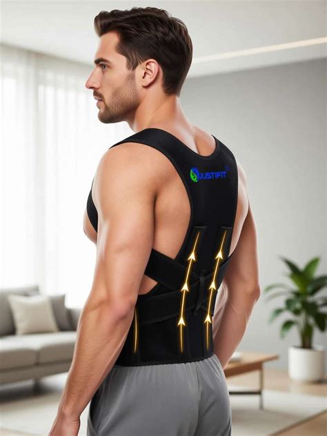 JUSTIFIT magnetic posture corrector belt for men and women and back ...