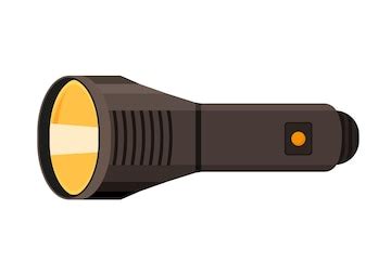Ilustração de mão de tocha de lanterna Lanterna de design de lâmpada de ...