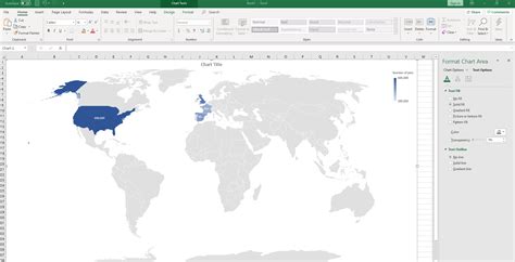 Image result for Multi-Coloured Map Chart On Excel