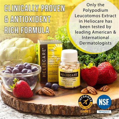 Buy Heliocare Skin Care Dietary Supplement: 240mg Polypodium Leucotomos ...