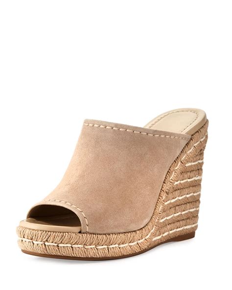 Suede Wedge Mule at Lisa Post blog