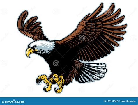 Flying Eagle Clip Art