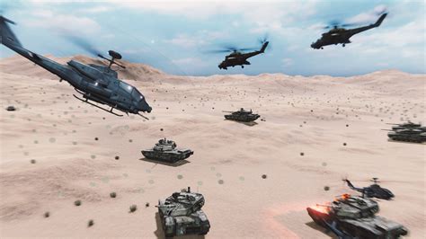 Modern World Of Tank vs Helicopter Urban Combat: Real Gunship Warfare ...