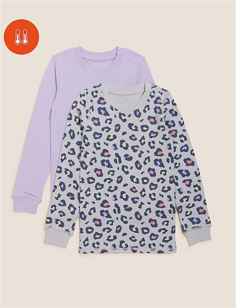 Buy 2pk Thermal Cotton Blend Vests at Marks & Spencer