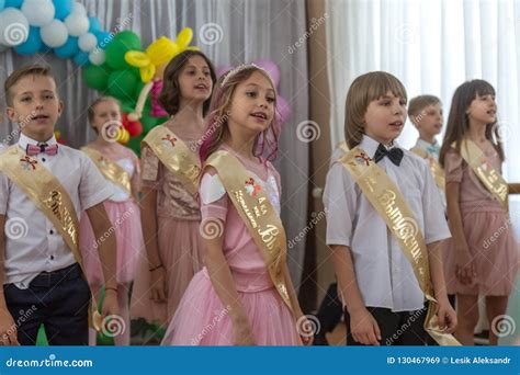 Odessa, Ukraine - May 31,2018: Children`s Musical Group Sing and ...