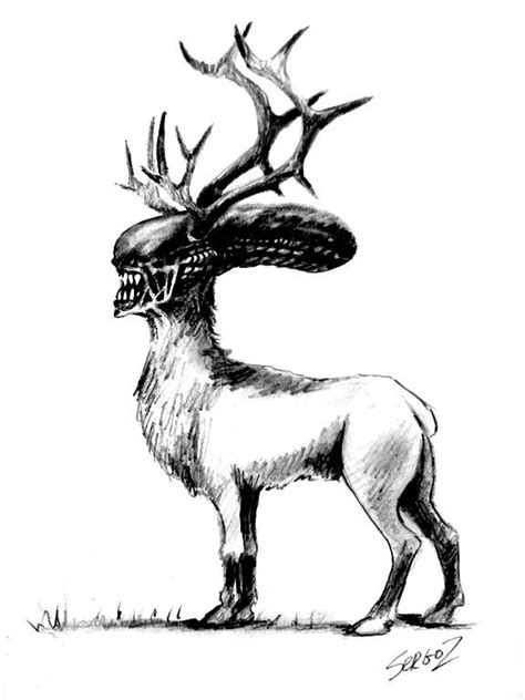 Image result for Alien Deer Poster