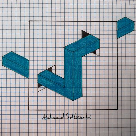3D Art on Graph Paper