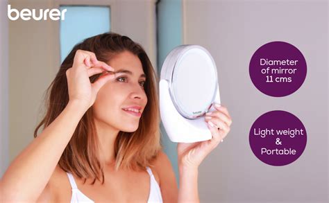 Beurer Plastic Bs 49 Illuminated Chrome Finish Round Floor Mount ...