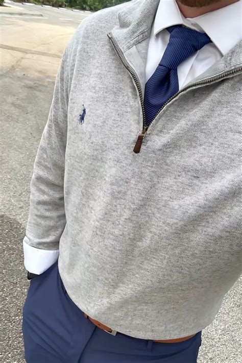 Business-Casual Quarter Zip Men 的图像结果