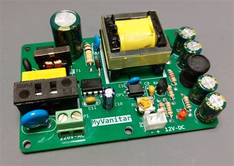 220V-AC to 12V-DC 18W Switching Power Supply