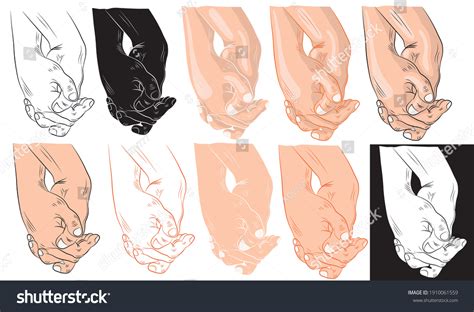 Image result for Interlinked Hand Drawing