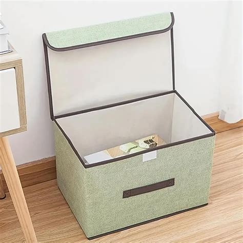 Kuber Industries Large Storage Box With Lid|Foldable Toys Storage Bin ...