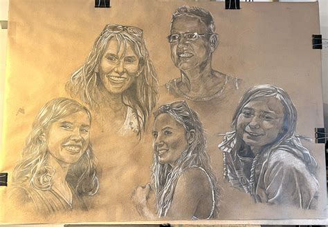 Jasmine Young - Family Portrait Sketch