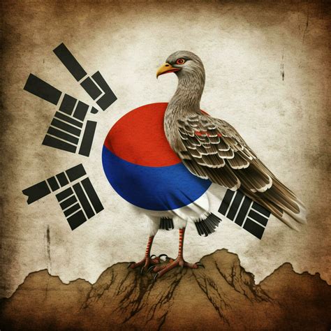 national bird of Republic of Korea South Korea h 30671046 Stock Photo ...