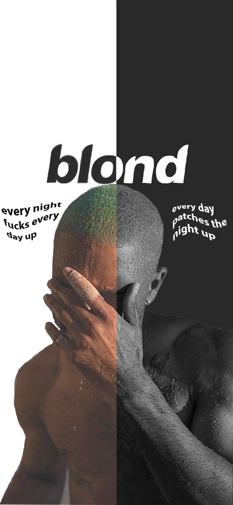 frank ocean blonde nights lyrics iphone wallpaper | Frank ocean ...