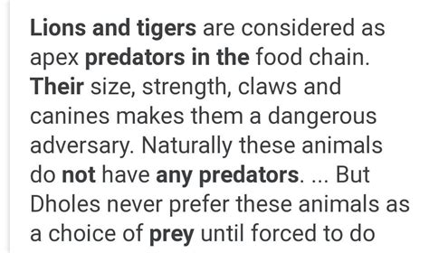 There are no predators for Tiger or Lion. Why? - Brainly.in