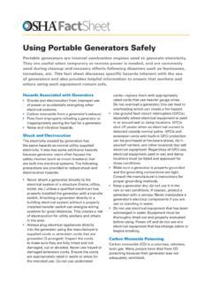 Image result for Using Portable Generators Safely