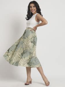 ZWERLON Solid Women Flared Multicolor Skirt - Buy ZWERLON Solid Women ...