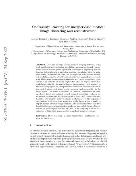 Image result for Unsupervised Learning for Medical