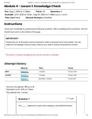 Module 4 Lesson 2 Knowledge Check 的图像结果