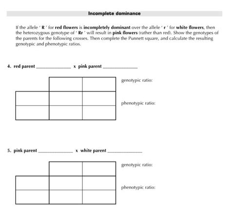 Image result for Incomplete Dominance Cross Example