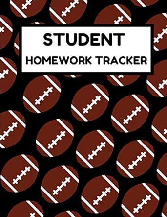 Buy Student Homework Tracker: Football Player Daily School Assignment ...