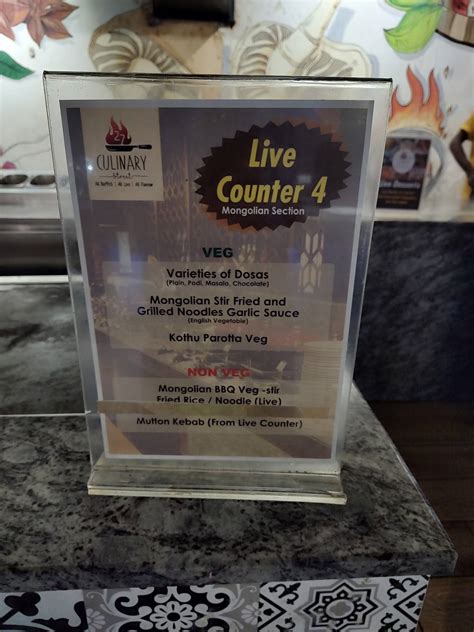 Menu at 27 Culinary Street, Chennai, 27