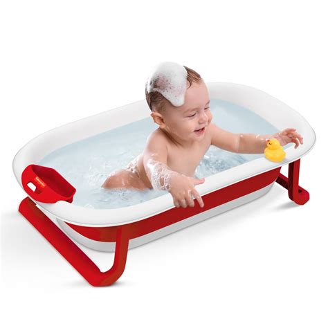 Buy Fisher-Price Foldable Bath Tub/Bathtub for Baby 0 to 3 Years Boys ...