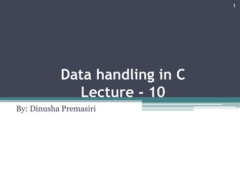 Image result for Data Handling Lecture