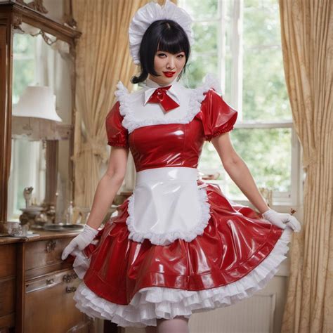 Maid’s Secret Service – Kawaii Japanese Maid Gets Double-Creamed by Master and His Big White Friend