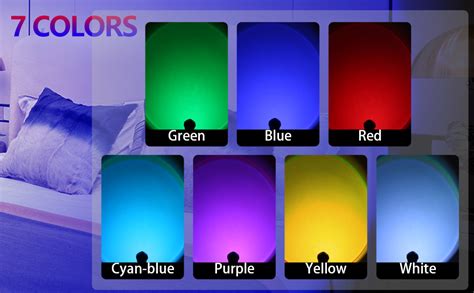 Buy EN LIGNE 360° Rotation Sunset Night Light Projector - USB-Powered ...
