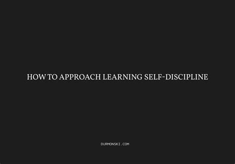 Self-Discipline Methods 的图像结果