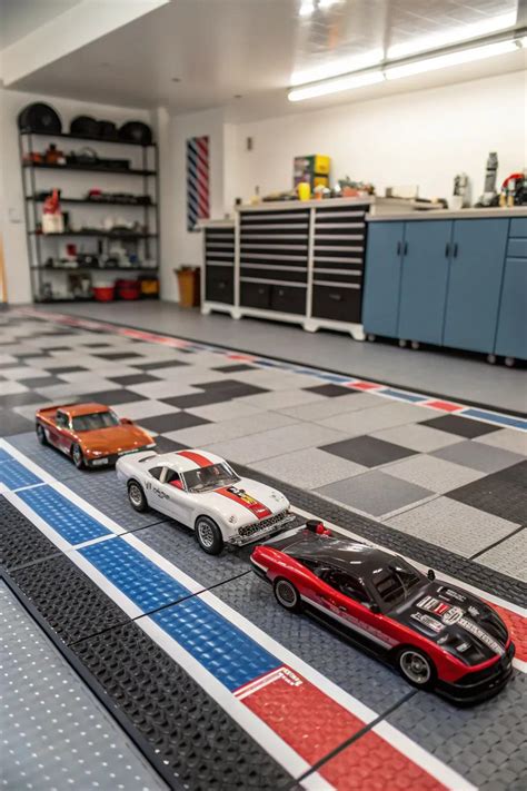 Inspiring Garage Floor Tile Designs - Light and Layer