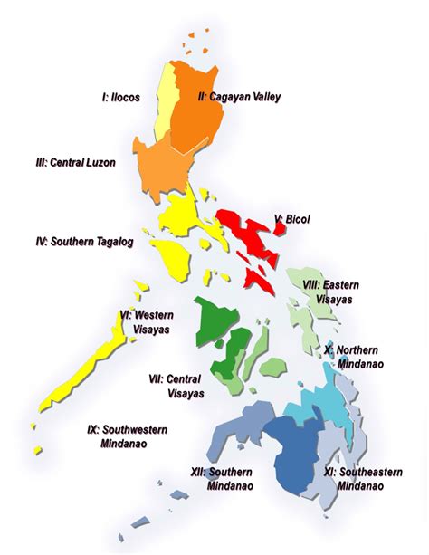Printable Regions Of Philippines