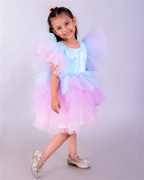 VIBGYOR Dream Girls Tulle Dress | Available On The Mom Store