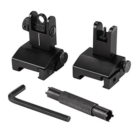 Buy ANCHEER flip-up s with Front Elevation Tool, Backup Front/Rear Iron ...