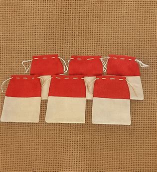 Jute Half & Half Drawstring Pouch Exporter from India | Eco-Friendly ...