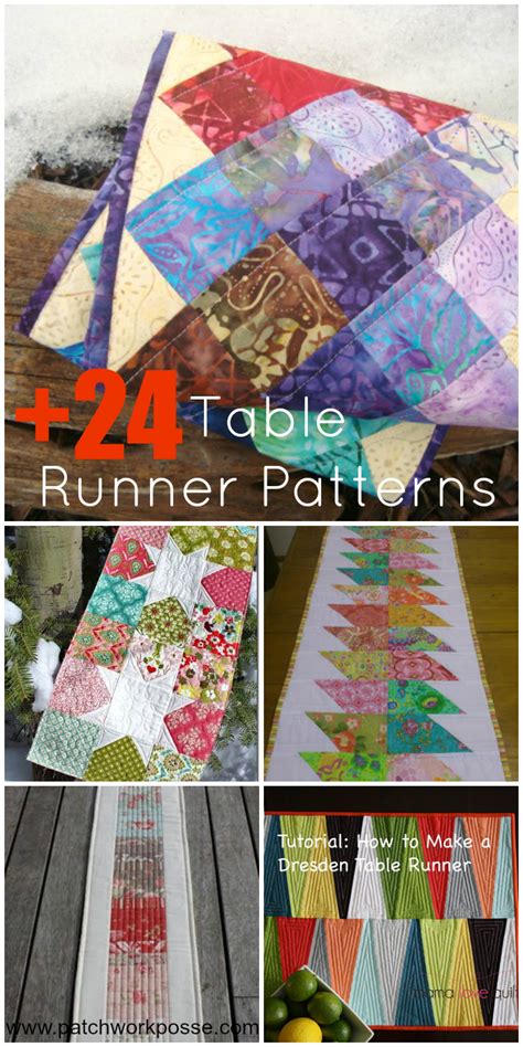 Patterns for Table Runners 的图像结果