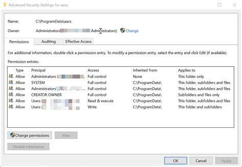 Image result for Program Data Folder Permissions