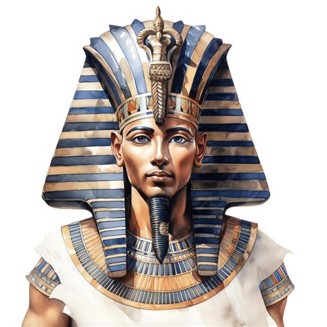 Premium AI Image | Egyptian pharaoh in regal attire wearing the iconic ...