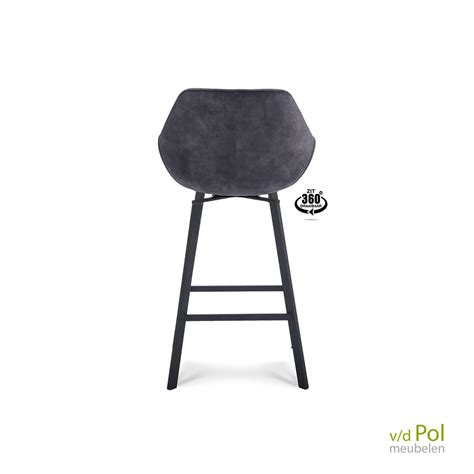 360º Draaibare barkruk | 65 of 80 cm Zithoogte | 4 Kleuren ...