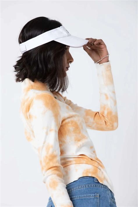 Long Sleeve Tie-Dye Women's Top by Purple Potato | Daffodil Top (Mango ...