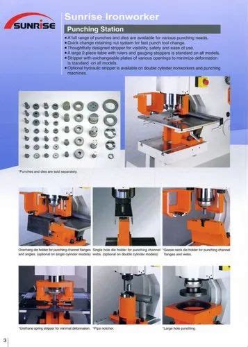 Sunrise Hydraulic Ironworker - IW 60H Single Cylinder Sunrise Hydraulic ...